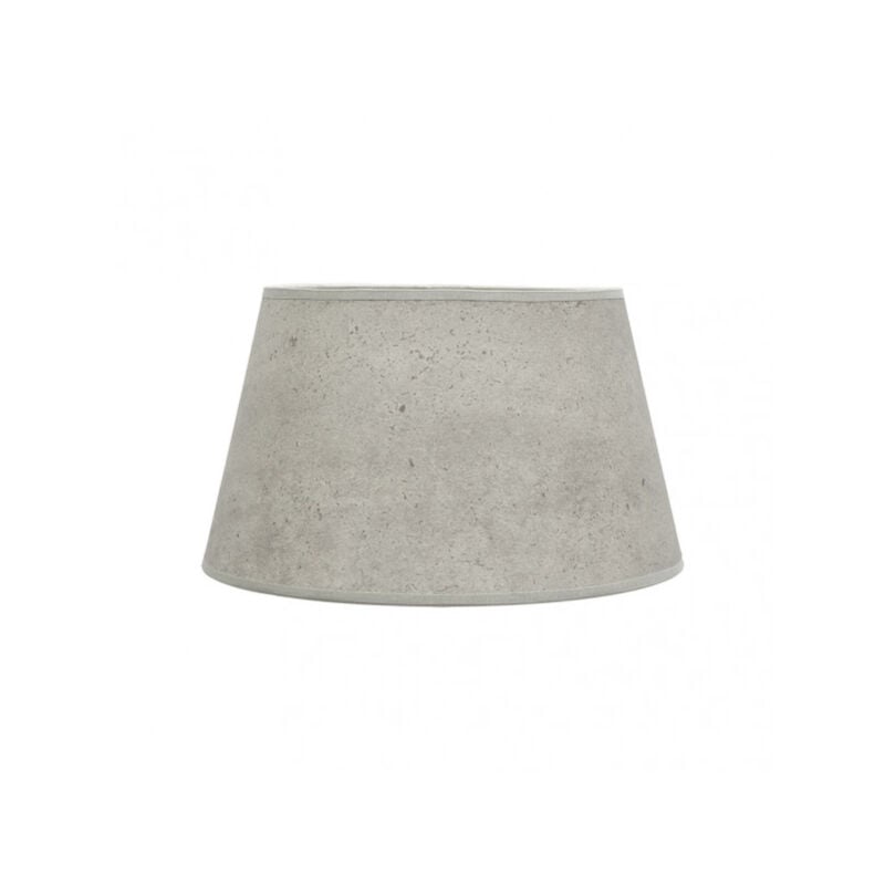 foto del prodotto paralume salma e27 cemento grigio 40dx30dx25h conico aperto