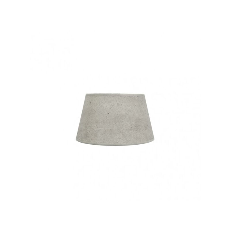 foto del prodotto paralume salma e27 grigio cemento 25dx20dx15h conica