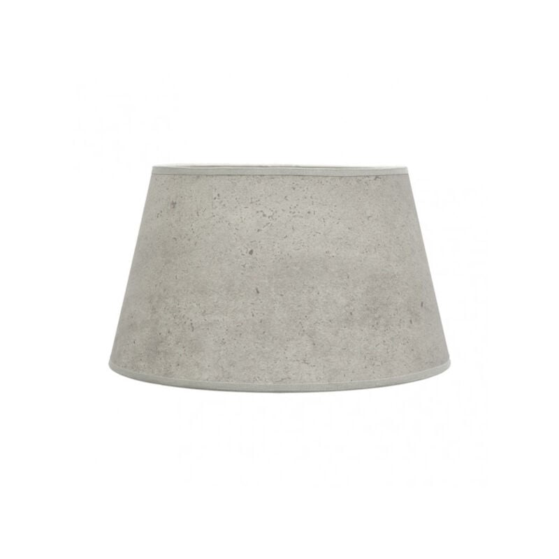 foto del prodotto paralume salma e27 grigio cemento 45dx35dx30h conico aperto