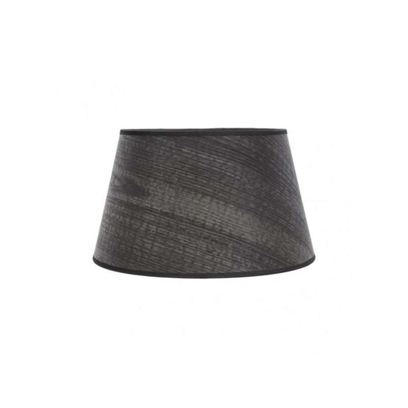 foto del prodotto paralume salma e27 legno nero 40dx30dx25h conico aperto