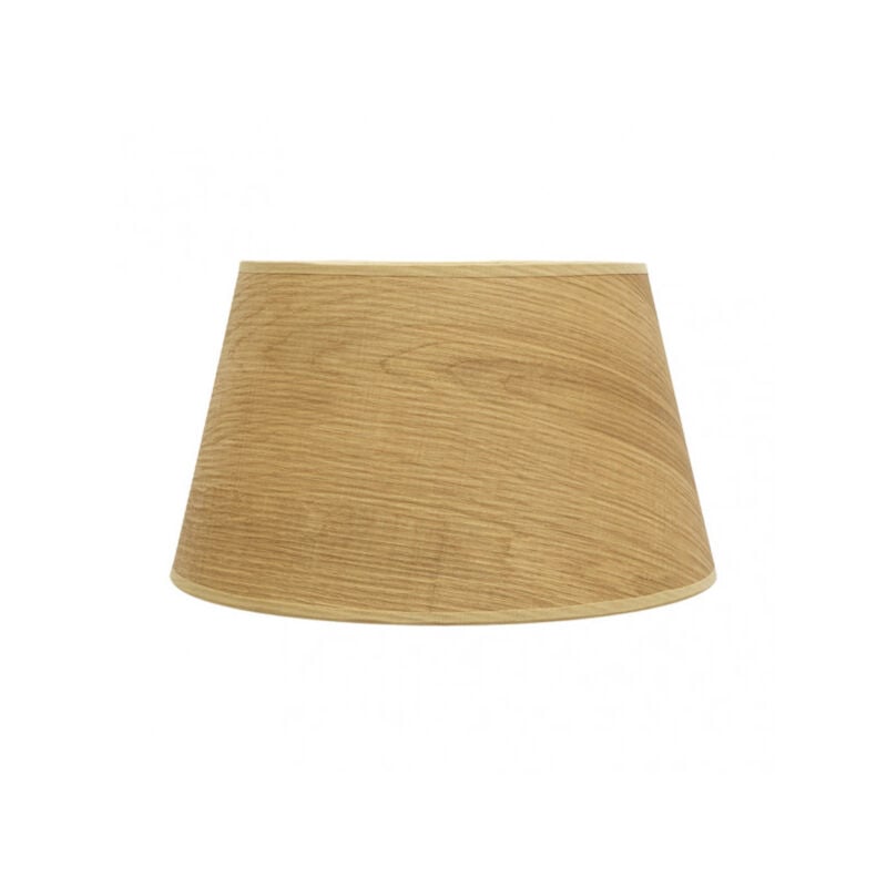 foto del prodotto paralume salma e27 luce legno 45dx35dx30h conico aperto