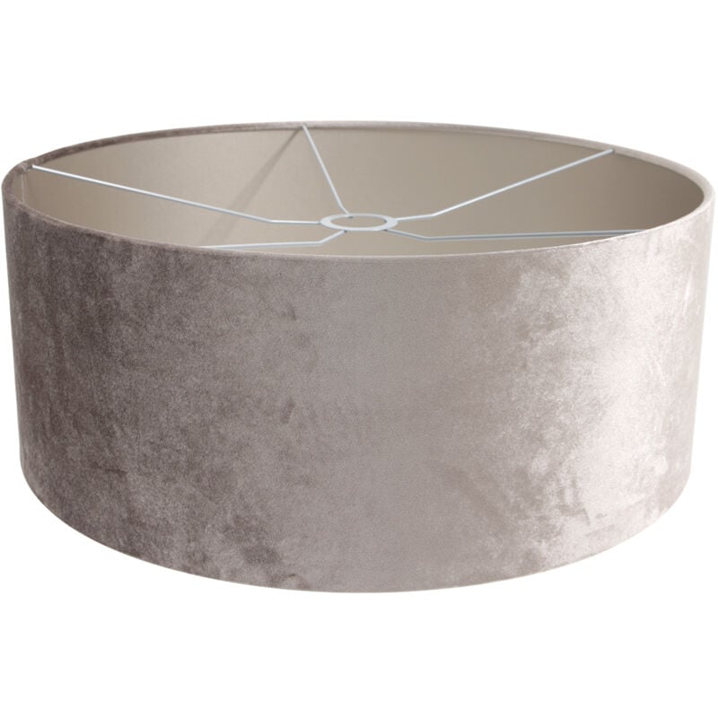 foto del prodotto paralume - shade - argento - velluto - 50cm - e27 - steinhauer