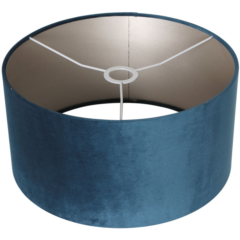 foto del prodotto paralume shade blu velluto 40cm e27 steinhauer