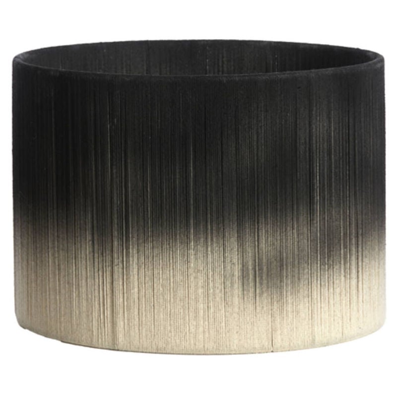 foto del prodotto paralume tossa nero tessile 35cm e27 light living