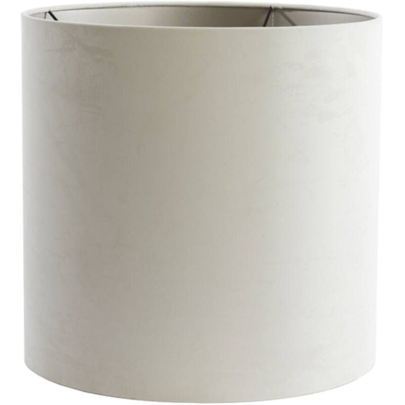 foto del prodotto paralume velours bianco tessile 45cm light living