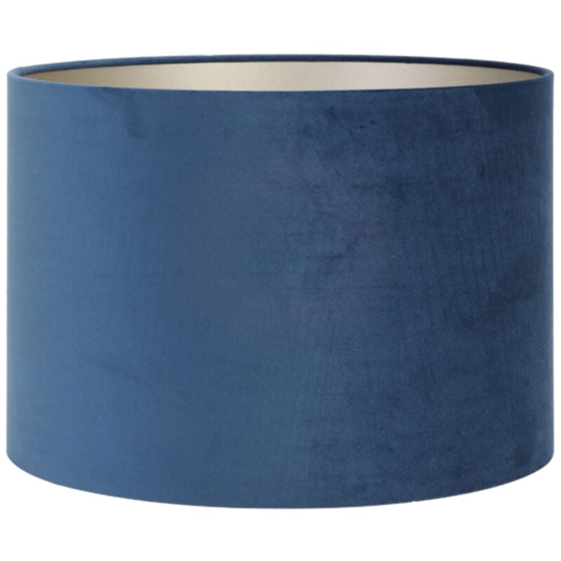 foto del prodotto paralume velours blu tessile 30cm light living