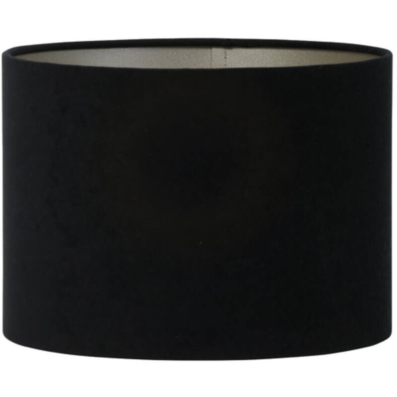 foto del prodotto paralume velours nero tessile 20cm light living