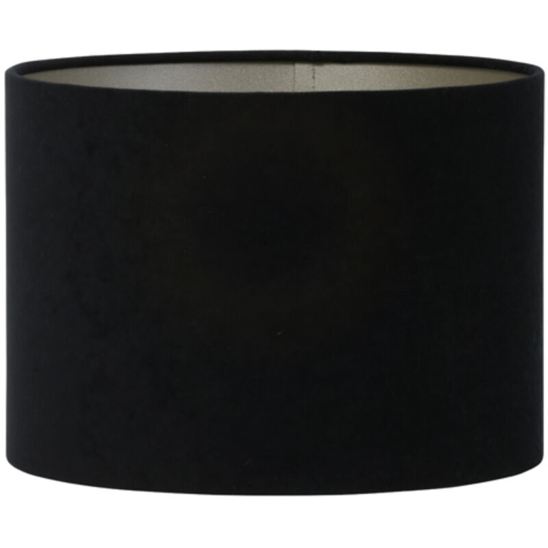foto del prodotto paralume velours nero tessile 30cm light living