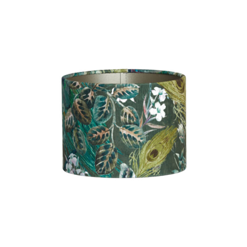 foto del prodotto paralume xenia flora verde tessile light living