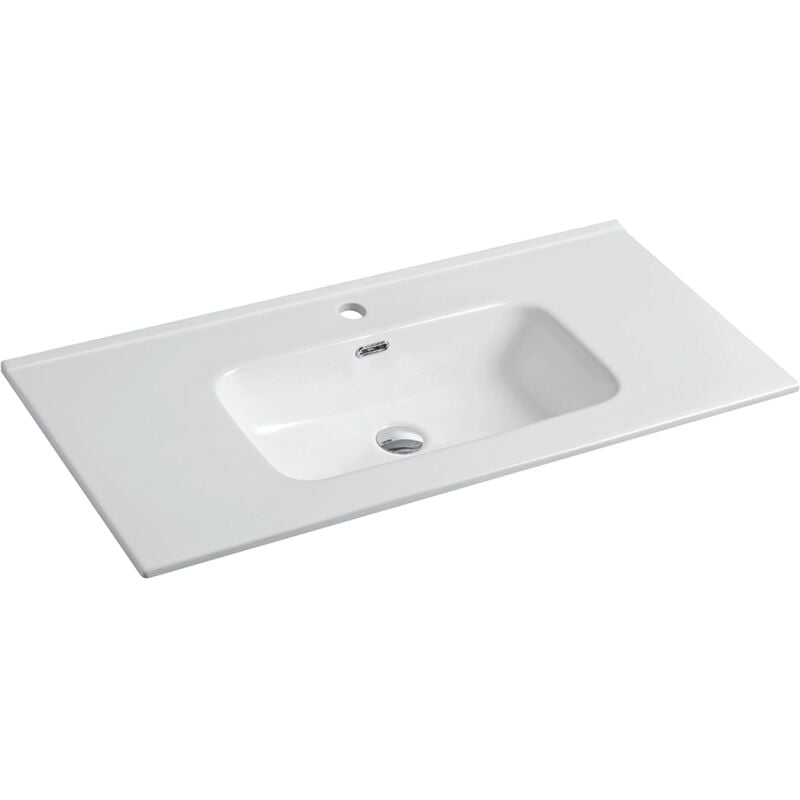 foto del prodotto parama lavabo da incasso 100 cm in ceramica bianca mod. civit