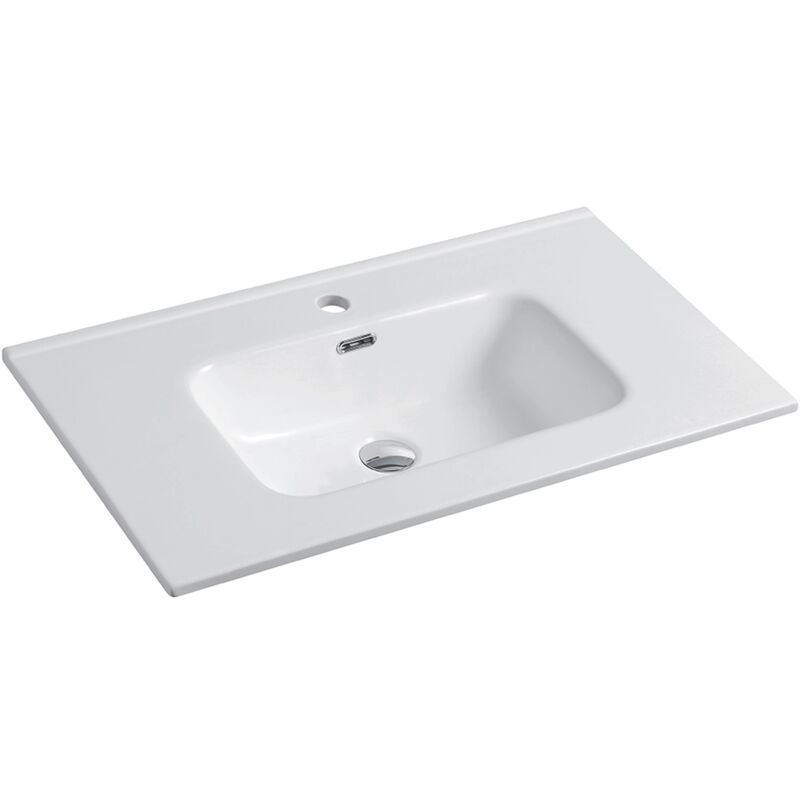 foto del prodotto parama lavabo da incasso 80 cm in ceramica bianca mod. civit