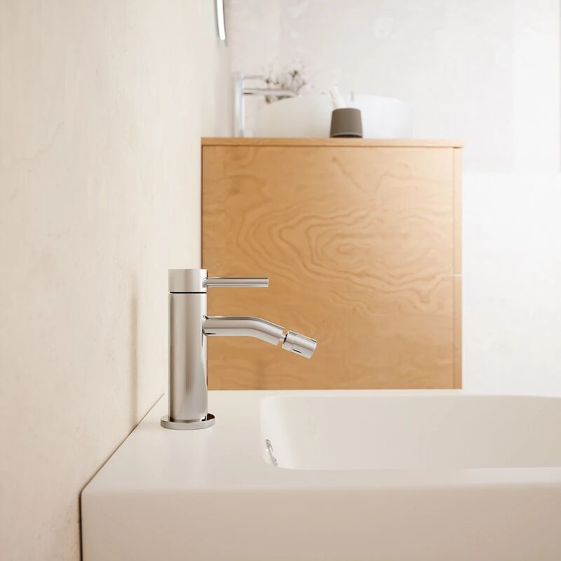 foto del prodotto parama miscelatore bidet senza scarico slim in ottone cromato mod. bette