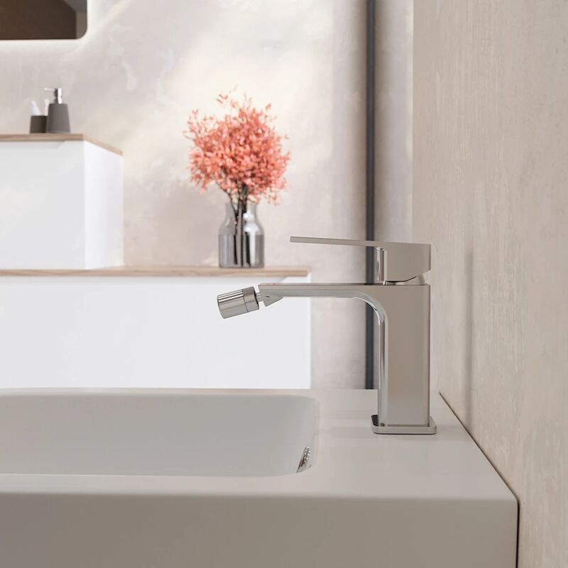 foto del prodotto parama miscelatore bidet senza scarico slim in ottone cromato mod. ingrid