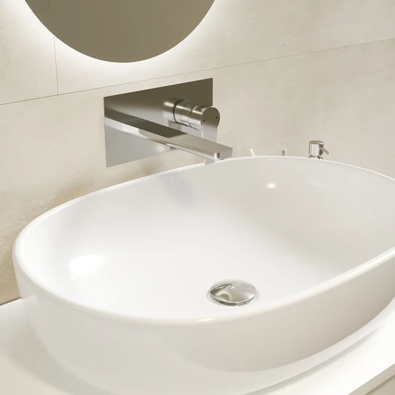 foto del prodotto parama miscelatore lavabo ad incasso in ottone cromato mod. jane