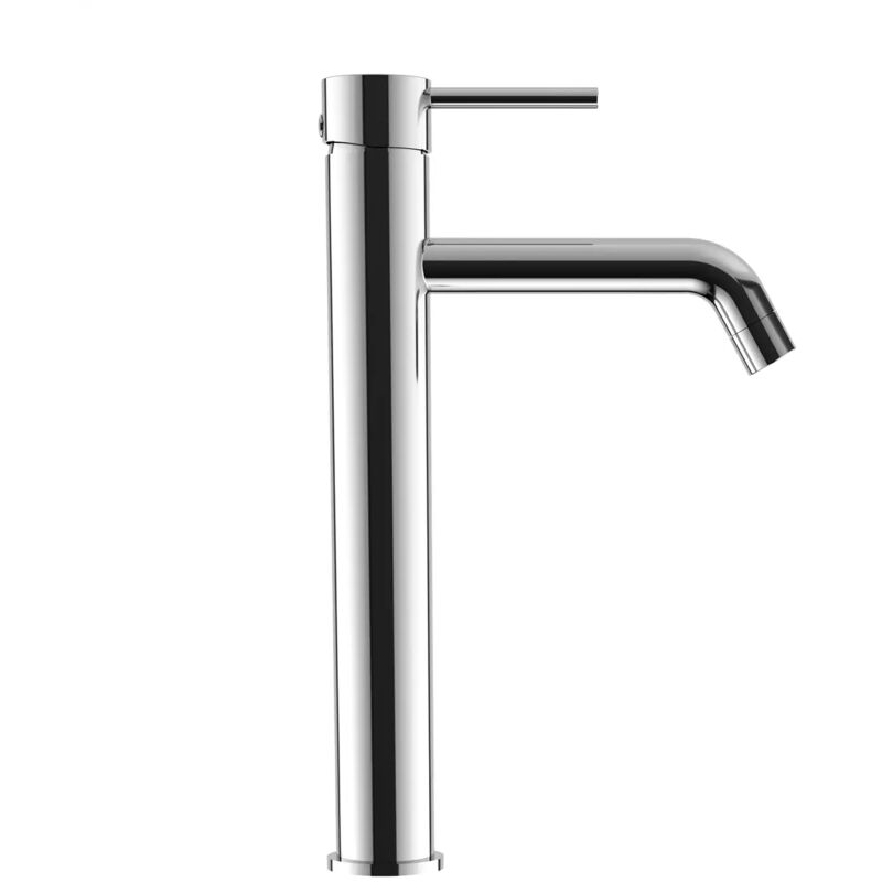 foto del prodotto parama miscelatore lavabo alto senza scarico in ottone cromato mod. ava