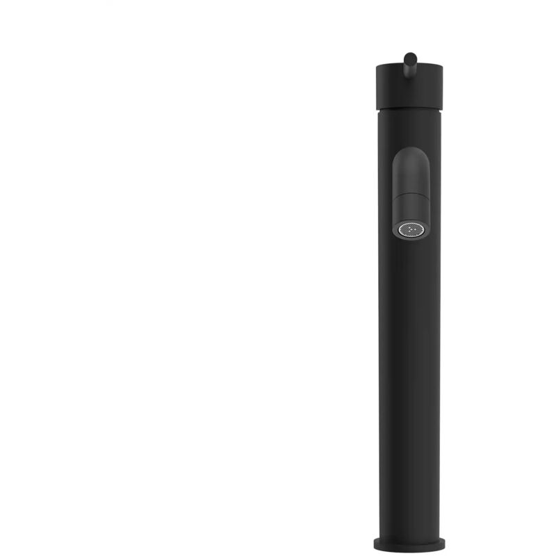 foto del prodotto parama miscelatore lavabo alto senza scarico in ottone nero opaco mod. ava