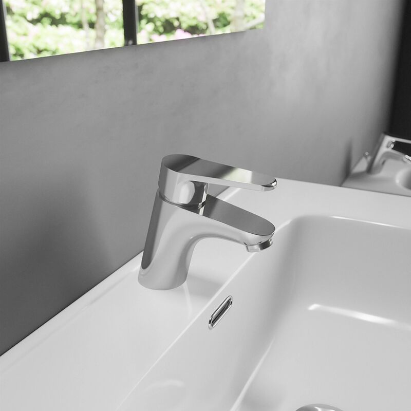 foto del prodotto parama miscelatore lavabo senza scarico in ottone cromato mod. judy