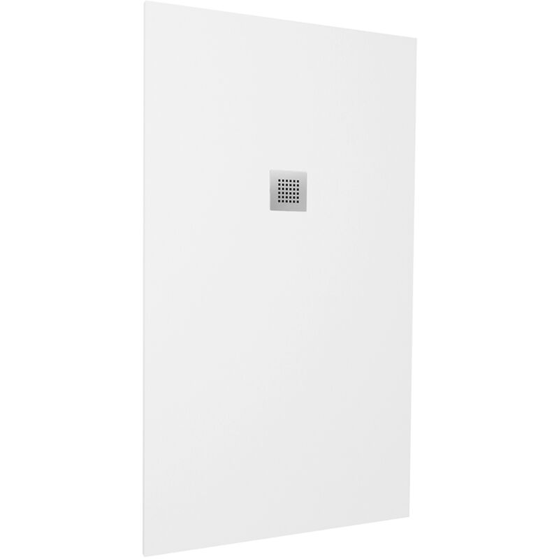 immagine 0 del prodotto parama piatto doccia rettangolare 70x110cm in marmoresina bianco effetto pietra altezza 2,4cm mod. kos