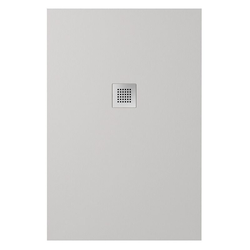 foto del prodotto parama piatto doccia rettangolare 70x110cm in marmoresina grigio effetto pietra altezza 2,4cm mod. kos
