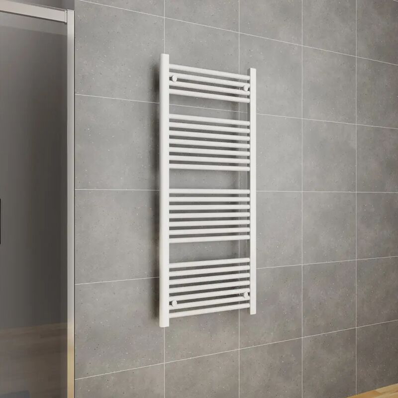 foto del prodotto parama termoarredo scaldasalviette idraulico 1200x500 bianco interasse 450 mod. antares