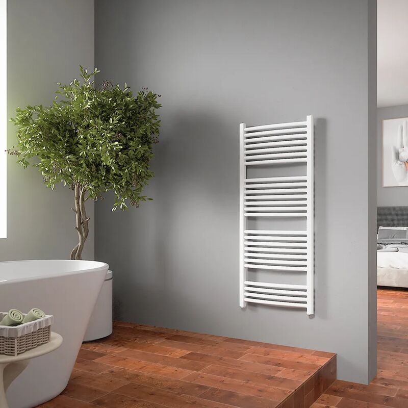 foto del prodotto parama termoarredo scaldasalviette idraulico 1200x500 bianco interasse 450 mod. orione
