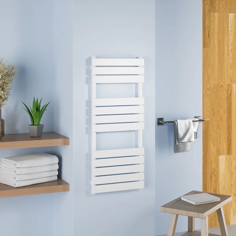 foto del prodotto parama termoarredo scaldasalviette idraulico 1200x500 bianco interasse 450 mod. sirio