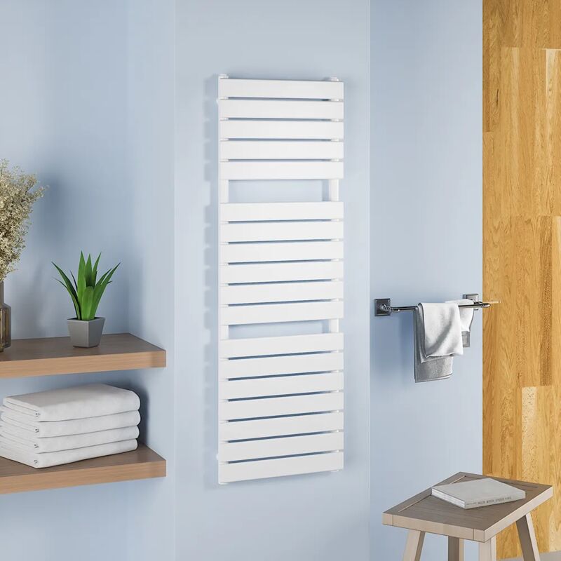 foto del prodotto parama termoarredo scaldasalviette idraulico 1500x500 bianco interasse 450 mod. sirio