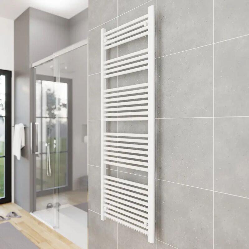 foto del prodotto parama termoarredo scaldasalviette idraulico 1500x550 bianco interasse 500 mod. antares