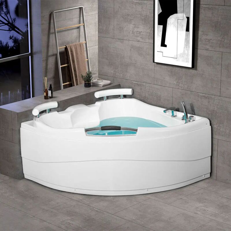 foto del prodotto parama vasca idromassaggio due posti 140x140 cm design moderno con riscaldamento mod. heaven