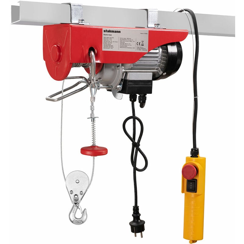 foto del prodotto paranco elettrico argano montacarico verricello sollevatore carico 400 800 kg