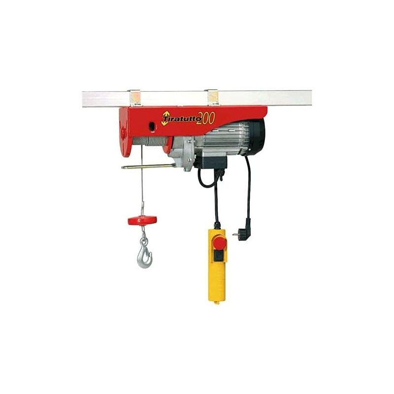 foto del prodotto paranco elevatore elettrico multiuso portata 200kg 750w