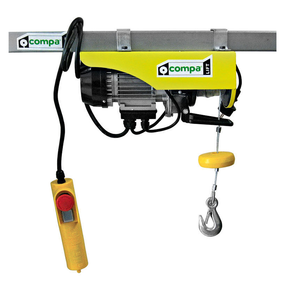 foto del prodotto paranco verricello elettrico argano sollevatore 200 400kg 800w h.18m compa