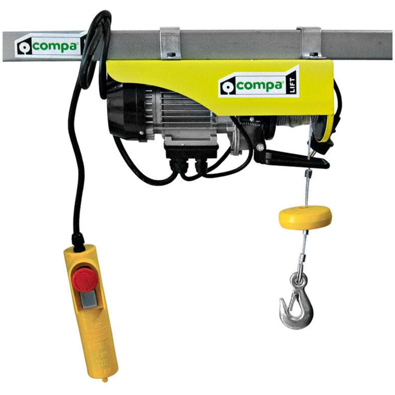 foto del prodotto paranco verricello elettrico argano sollevatore 400 800kg 1200w h.18m compa
