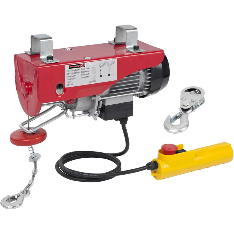 foto del prodotto paranco verricello elettrico sollevatore 125 250kg 540w 18mt powerxhit