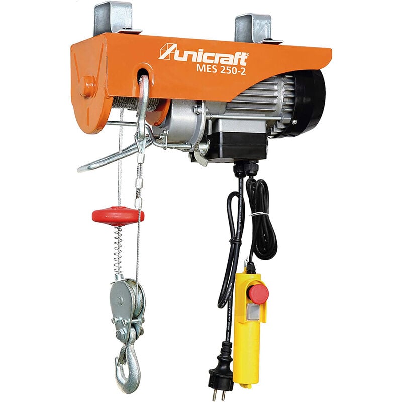 foto del prodotto paranco verricello elettrico sollevatore argano 300 600kg 1200w unicraft