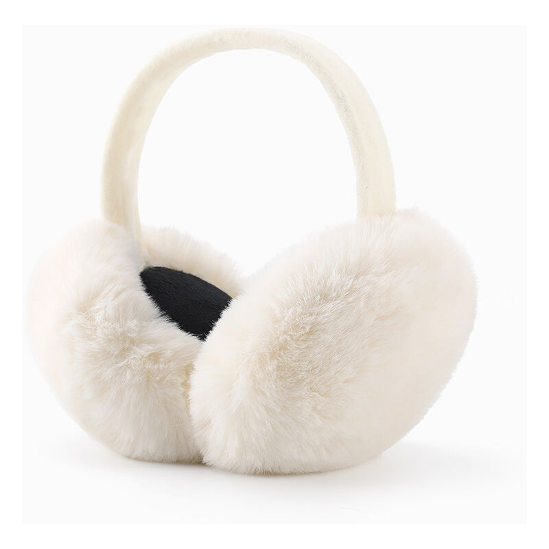 foto del prodotto paraorecchie invernali da donna, paraorecchie invernali rimovibili e lavabili, paraorecchie caldi in peluche lavorati a maglia con cavo, paraorecchie
