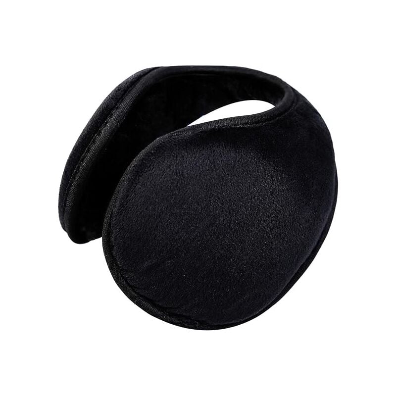 foto del prodotto paraorecchie per uomo e donna paraorecchie invernali unisex classici in pile, diametro 11,5 cm