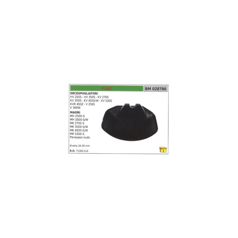 foto del prodotto parasassi per decespugliatore kaaz hv250s - maori mh2500-s øasta 24-26 mm