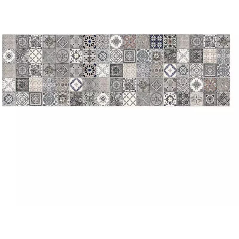 foto del prodotto paraschizzi adesivo da cucina fantasia azulejos antichi , 190x60 cm
