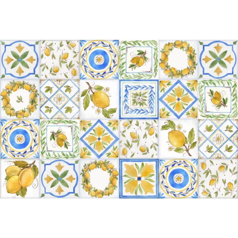 foto del prodotto paraschizzi in alluminio lemon, 48x72 cm