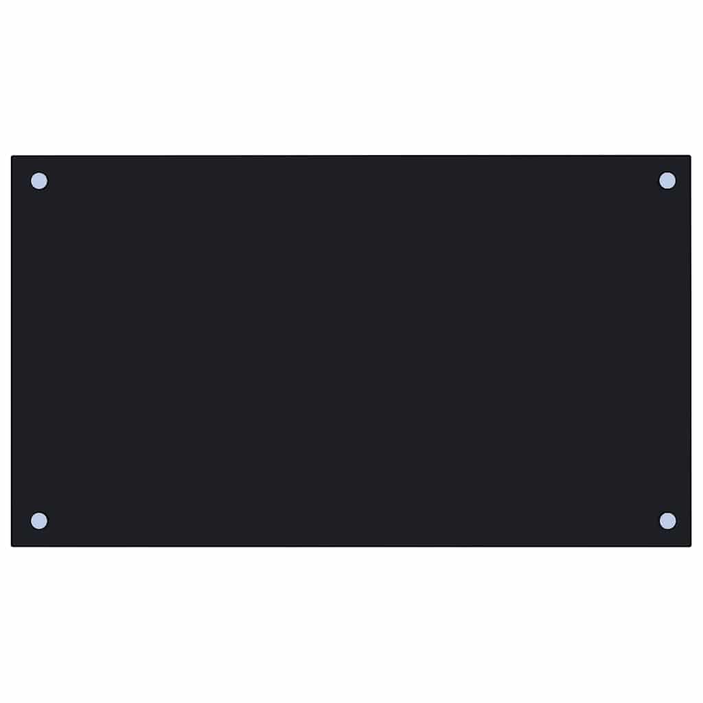 foto del prodotto paraschizzi per cucina nero 70x40 cm in vetro temperatocod mxl 120888