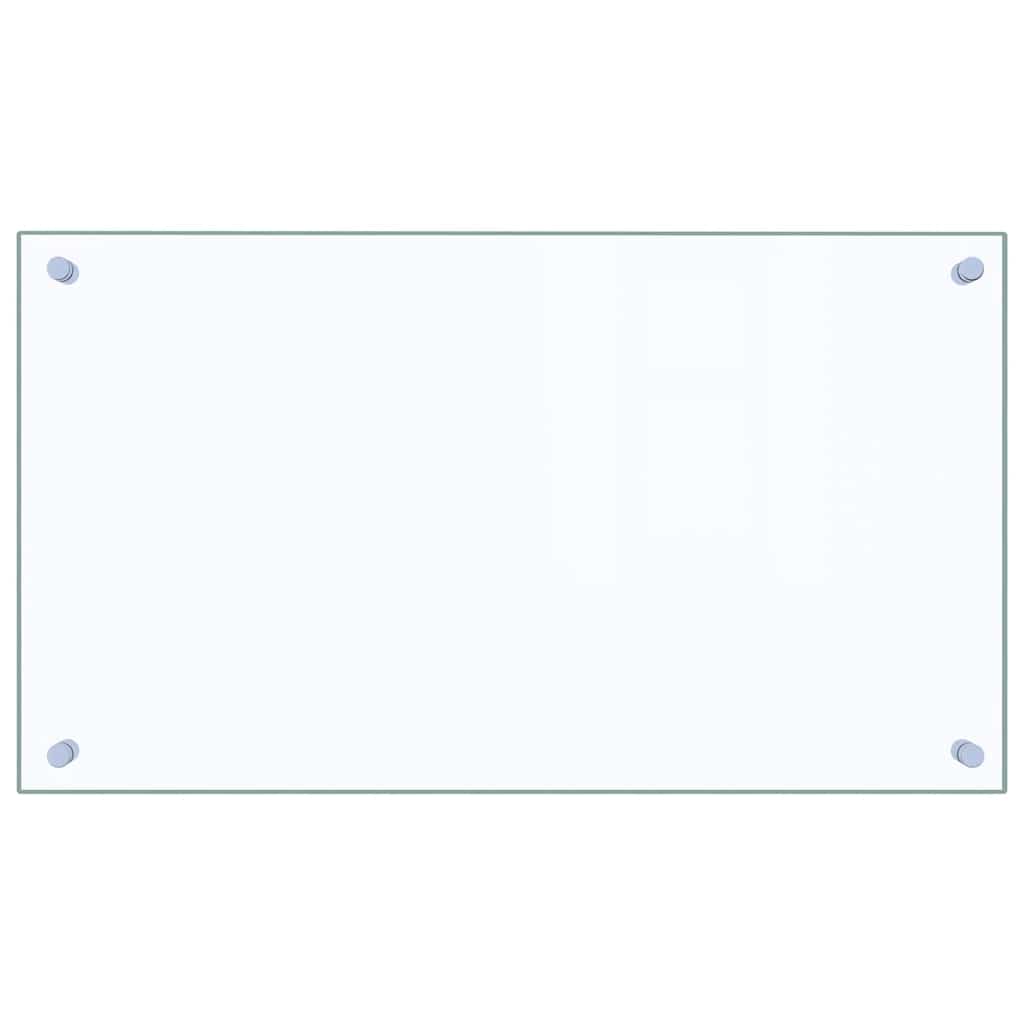 foto del prodotto paraschizzi per cucina trasparente 70x40 cm in vetro temperatocod mxl 79124