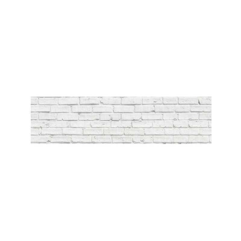 foto del prodotto paraschizzi xl white bricks in pvc, 180x45 cm