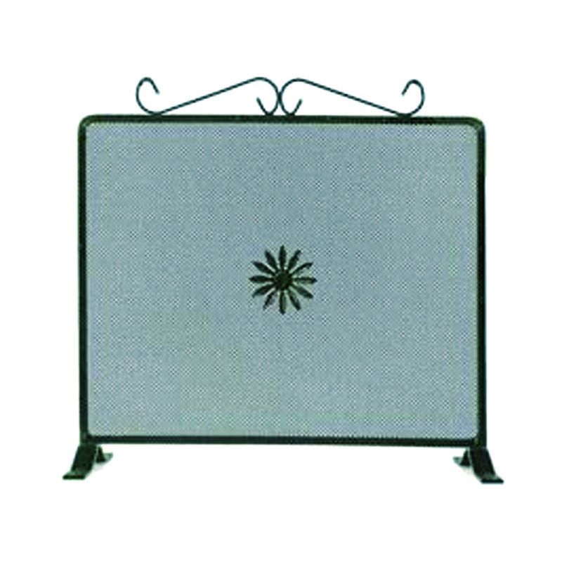 foto del prodotto parascintille con decoro per camino cm.60x50h. 676b 