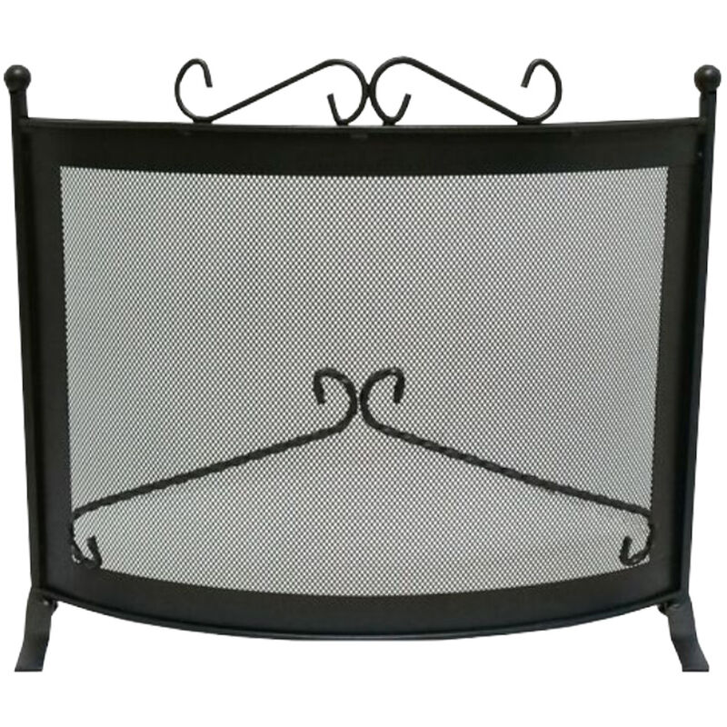 foto del prodotto parascintille per camino deco in acciaio ferliving 60x52h cm