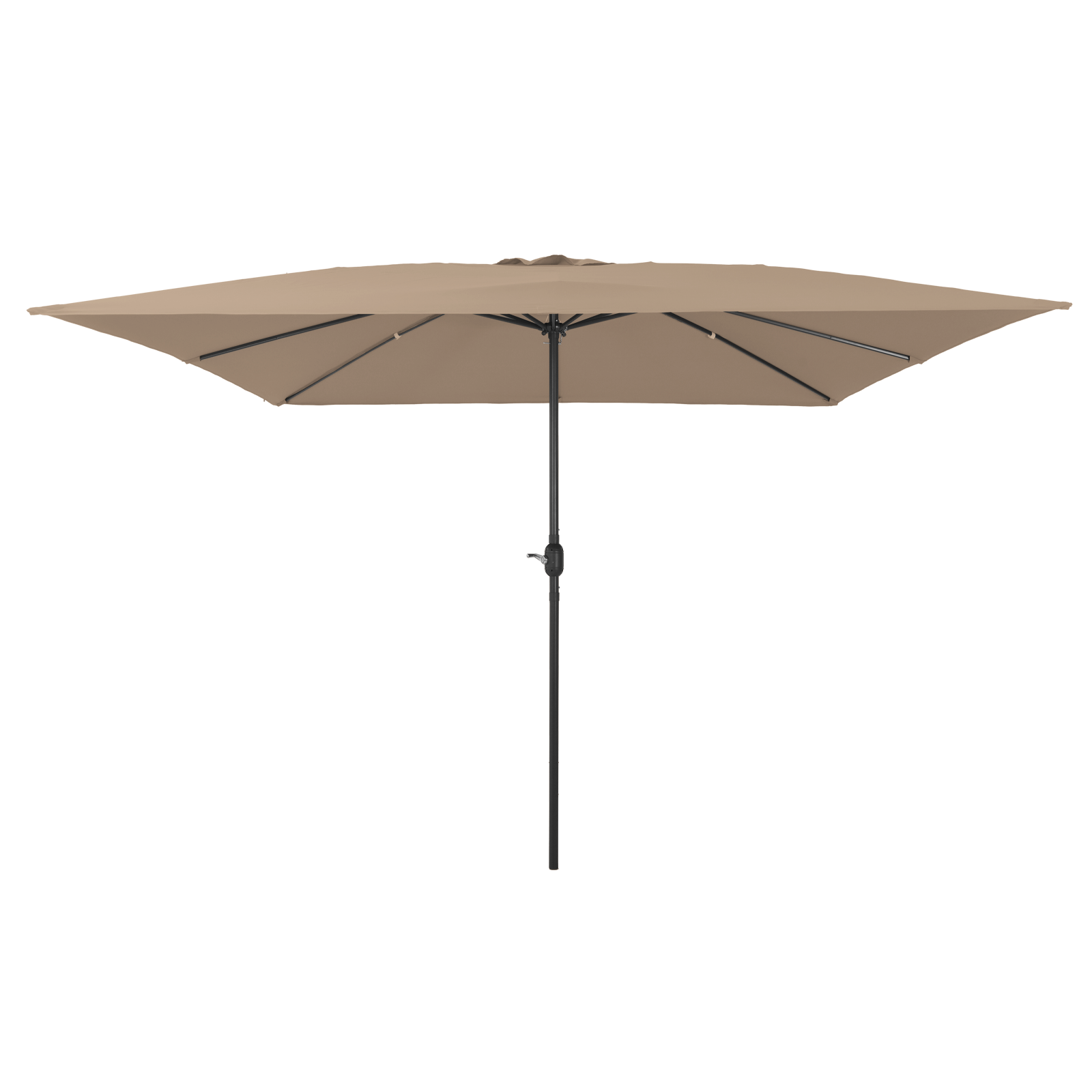 foto del prodotto parasol quadrato da giardino 295x245 cm tortora