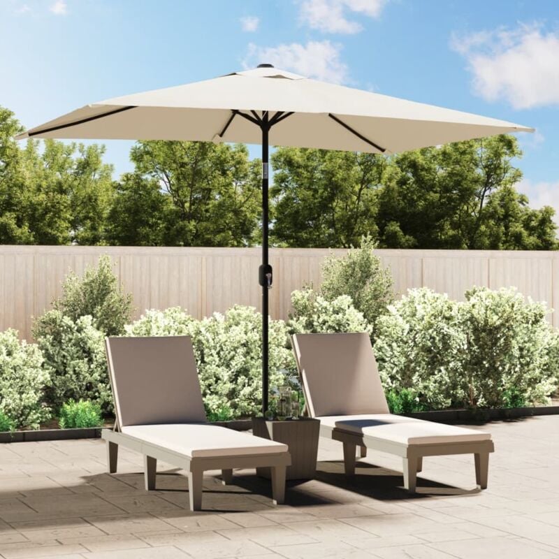 foto del prodotto parasole 200 x 300 cm bianco sabbia rettangolare vidaxl