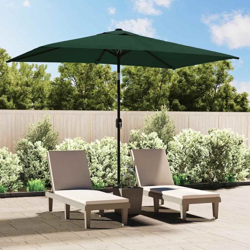 foto del prodotto parasole 200 x 300 cm verde rettangolare - vidaxl