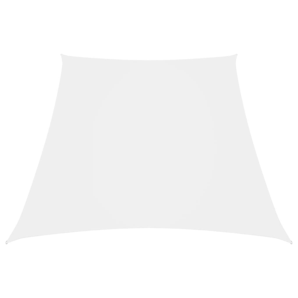 foto del prodotto parasole a vela in tela oxford a trapezio 3 5x4 m bianco