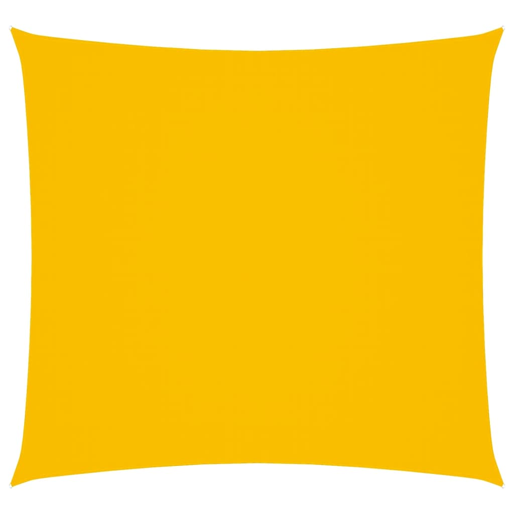 foto del prodotto parasole a vela in tela oxford quadrato 4,5x4,5 m giallo